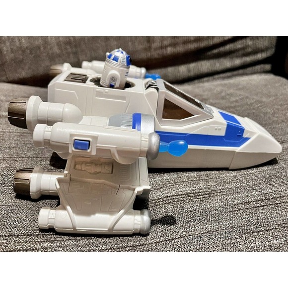 Star Wars Hasbro Galactic Heroes X-WING FIGHTER 9” Vehicle 2015 - Picture 3 of 6